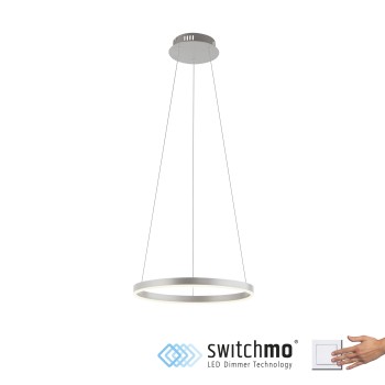 Lustra LED RITUS aluminiu Zuma Line 15393-95, 120x39.3 cm, 23.5W