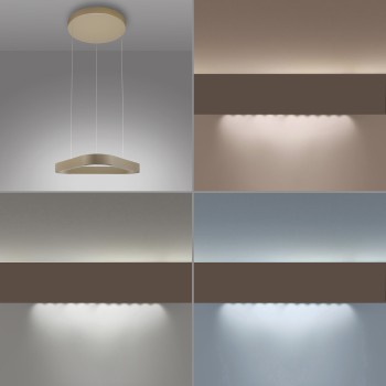 Lustra LED Q-STRETTO bronz Zuma Line 2690-97, 60x54.9 cm, 61W