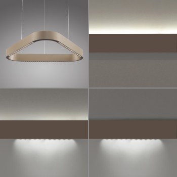 Lustra LED Q-STRETTO bronz Zuma Line 2690-97, 60x54.9 cm, 61W