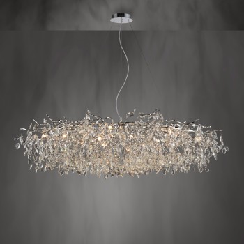 Lustra RICICLE crom Zuma Line 2037-17, 150x70 cm, 16xG9