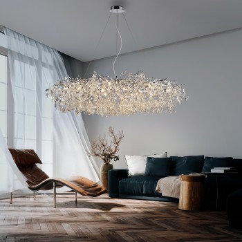 Lustra RICICLE crom Zuma Line 2037-17, 150x70 cm, 16xG9
