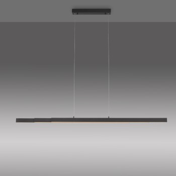 Lustra LED LUZI antracit Zuma Line 11660-13, 165x5.5 cm, 39W