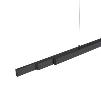 Lustra LED LUZI antracit Zuma Line 11660-13, 165x5.5 cm, 39W