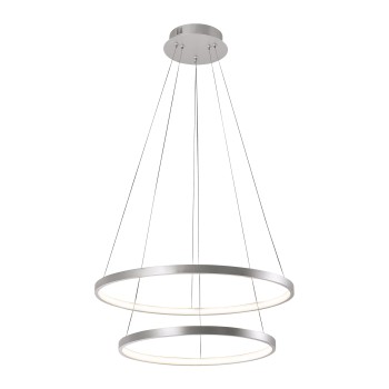 Lustra LED CIRCLE argintiu Zuma Line 11525-21, D50 cm, 45W