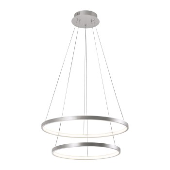 Lustra LED CIRCLE argintiu Zuma Line 11525-21, D50 cm, 45W