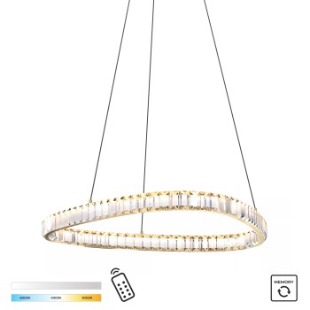 Lustra LED ATHESA auriu Zuma Line MD3169-1-3GT, D60 cm, 26W