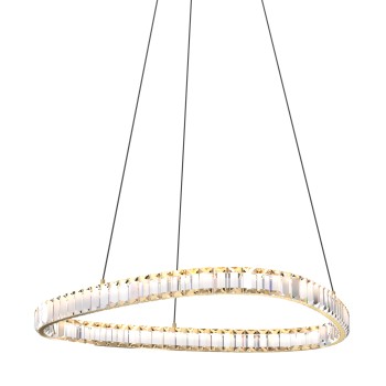 Lustra LED ATHESA auriu Zuma Line MD3169-1-3GT, D60 cm, 26W