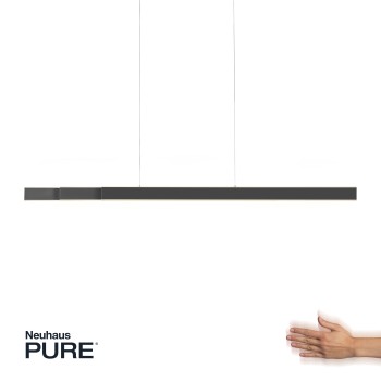 Lustra LED PURE-LUME antracit Zuma Line 2738-13, 179x6.5 cm, 76W