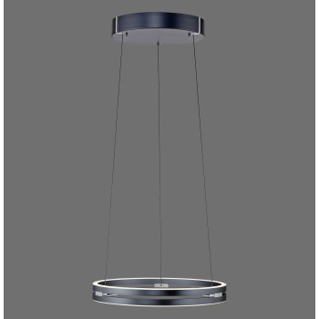 Lustra LED PURE E-LOOP gri Zuma Line 2550-15, D50 cm, 20W