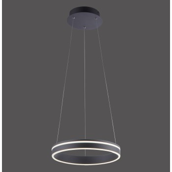 Lustra LED Q-VITO antracit Zuma Line 8410-13, D40 cm, 33W