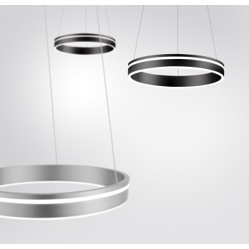 Lustra LED Q-VITO antracit Zuma Line 8410-13, D40 cm, 33W