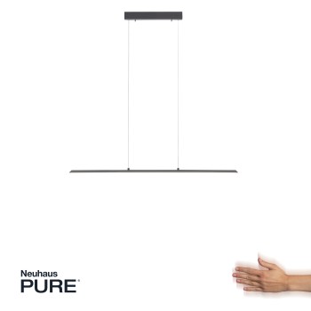 Lustra LED PURE-LITE antracit Zuma Line 8375-13, 100x6 cm, 27W