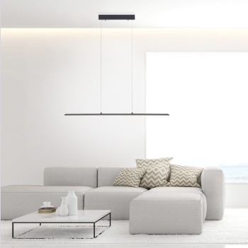 Lustra LED PURE-LITE antracit Zuma Line 8375-13, 100x6 cm, 27W