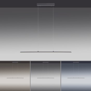 Lustra LED PURE-LITE antracit Zuma Line 8375-13, 100x6 cm, 27W