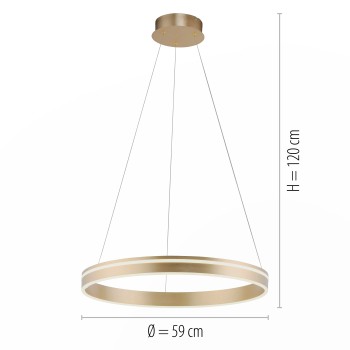Lustra LED Q-VITO alama mata Zuma Line 8411-60, D59 cm, 44W