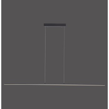 Lustra LED PURE-LITE antracit Zuma Line 8377-13, 160x6 cm, 47W