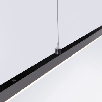 Lustra LED PURE-LITE antracit Zuma Line 8377-13, 160x6 cm, 47W