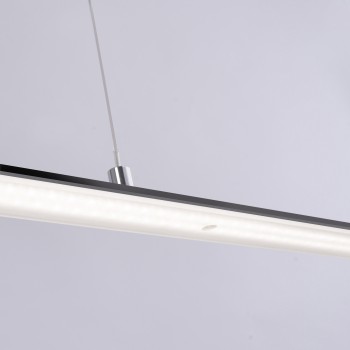 Lustra LED PURE-LITE antracit Zuma Line 8377-13, 160x6 cm, 47W