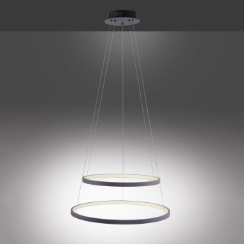 Lustra LED CIRCLE antracit Zuma Line 11525-13, D50 cm, 46W