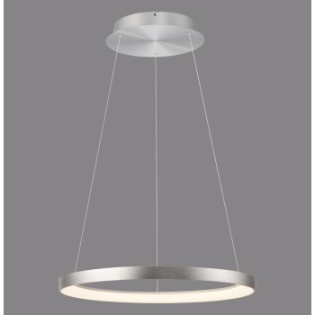 Lustra LED HOOP aluminiu Zuma Line 2851-95, D57 cm, 42W