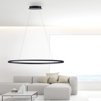 Lustra LED TITUS antracit Zuma Line 2393-13, 118x56 cm, 57.5W