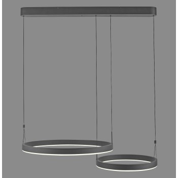 Lustra LED ESKO negru Zuma Line 2360-18, 90x58.4 cm, 41W