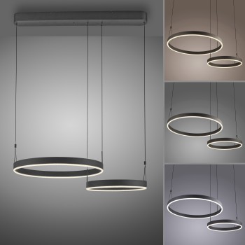 Lustra LED ESKO negru Zuma Line 2360-18, 90x58.4 cm, 41W