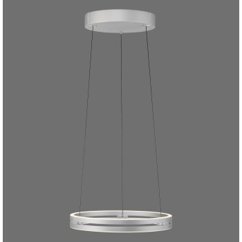 Lustra LED PURE E-LOOP aluminiu Zuma Line 2550-95, D50 cm, 50W