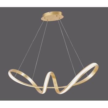Lustra LED MELINDA auriu Zuma Line 8292-12, 91x35 cm, 45W