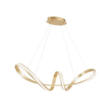 Lustra LED MELINDA auriu Zuma Line 8292-12, 91x35 cm, 45W