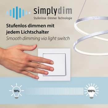 Lustra LED TITUS alama mata Zuma Line 2382-60, D60 cm, 44W