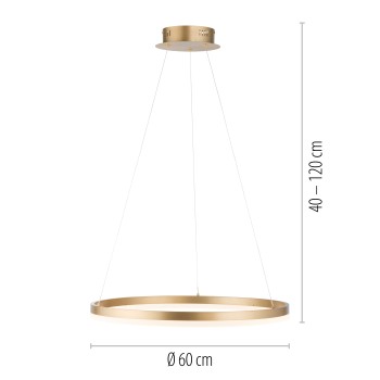 Lustra LED TITUS alama mata Zuma Line 2382-60, D60 cm, 44W