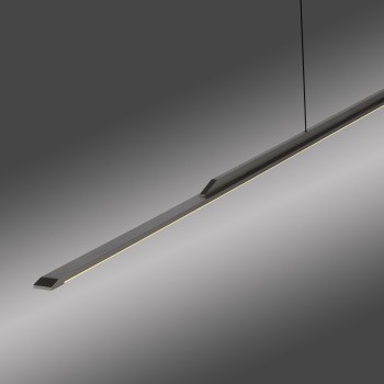 Lustra LED PURE SURFACE gri Zuma Line 2302-15, 160x2.5 cm, 25W