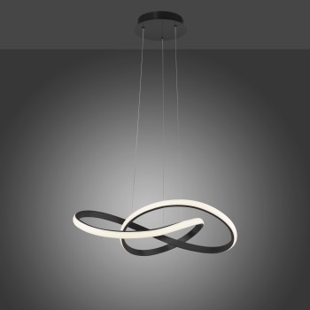Lustra LED MARIA negru Zuma Line 15402-18, 120x57 cm, 29.5W