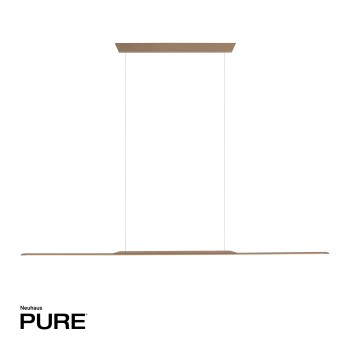 Lustra LED PURE SURFACE maro Zuma Line 2302-97, 160x2.5 cm, 25W