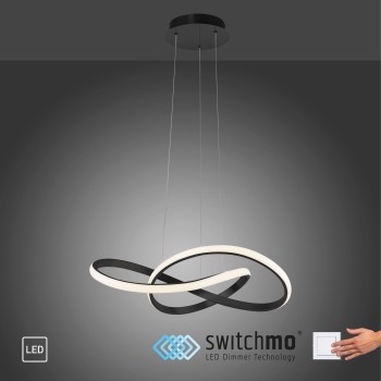 Lustra LED MARIA negru Zuma Line 15402-18, 120x57 cm, 29.5W