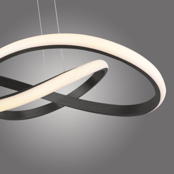 Lustra LED MARIA negru Zuma Line 15402-18, 120x57 cm, 29.5W