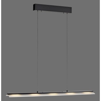 Lustra LED NELE negru Zuma Line 12288-18, 150x12 cm, 24W