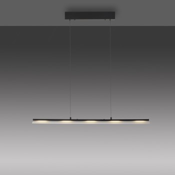 Lustra LED NELE negru Zuma Line 12288-18, 150x12 cm, 24W
