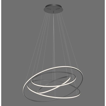 Lustra LED TESSARA antracit Zuma Line 2124-13, D109 cm, 97W