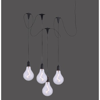 Lustra LED ENNI negru Zuma Line 19094-18, 50x11 cm, 1.8W