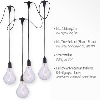 Lustra LED ENNI negru Zuma Line 19094-18, 50x11 cm, 1.8W