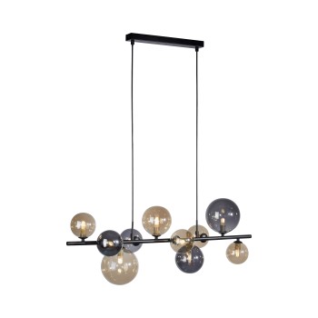 Lustra POPSICLE fumuriu Zuma Line 2583-18, 85x35 cm, 10xG9