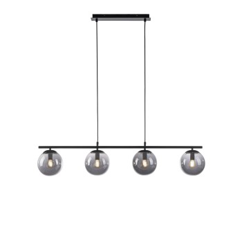 Lustra BIG WIDOW negru Zuma Line 14604-18, 150x16 cm, 4xE14
