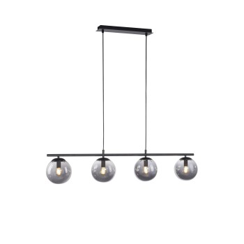 Lustra BIG WIDOW negru Zuma Line 14604-18, 150x16 cm, 4xE14