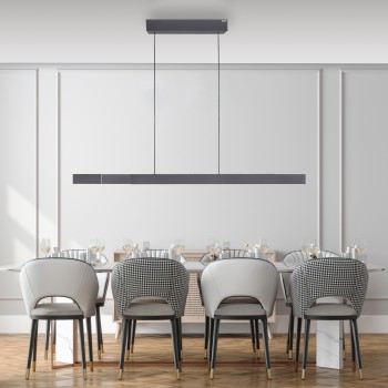 Lustra LED PURE MOTO-RISE negru Zuma Line 2545-18, 200x8.2 cm, 13W