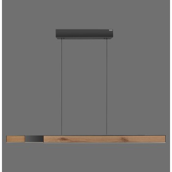 Lustra LED PURE MOTO-RISE lemn natural Zuma Line 2545-79, 200x8.2 cm, 13W