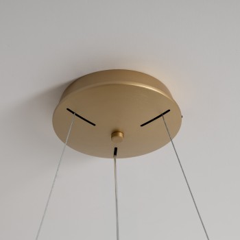 Lustra LED LIRIA auriu Zuma Line MS756060, D61.5 cm, 60W