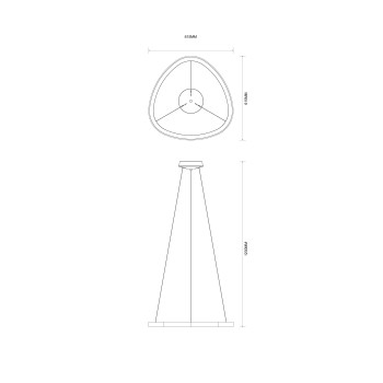 Lustra LED LIRIA auriu Zuma Line MS756060, D61.5 cm, 60W