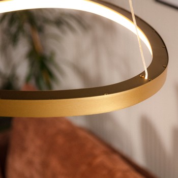 Lustra LED LIRIA auriu Zuma Line MS756060, D61.5 cm, 60W